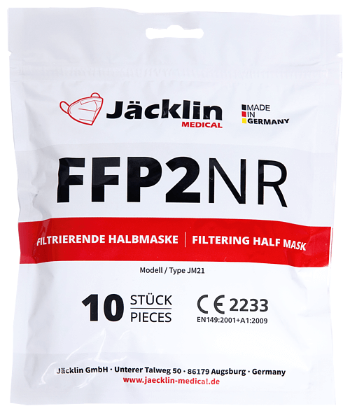 verpackung-ffp2-masken-beutel Verpackungsbeutel Jäcklin Medical FFP2 Masken